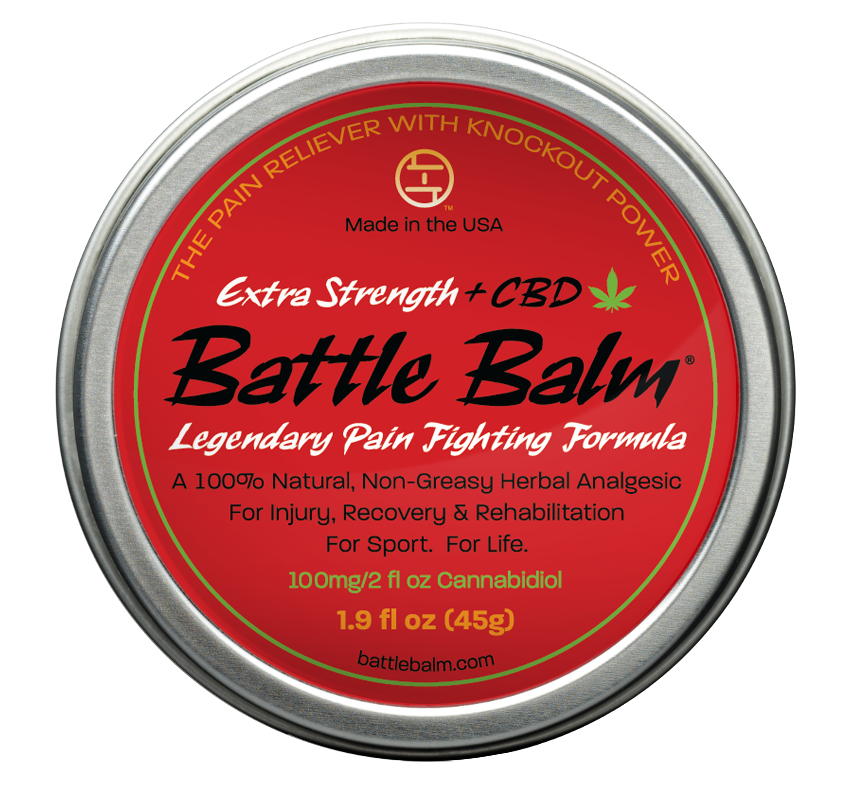 Get Battle Balm Extra Strength. The most versatile all natural and organic pain cream with CBD we offer.