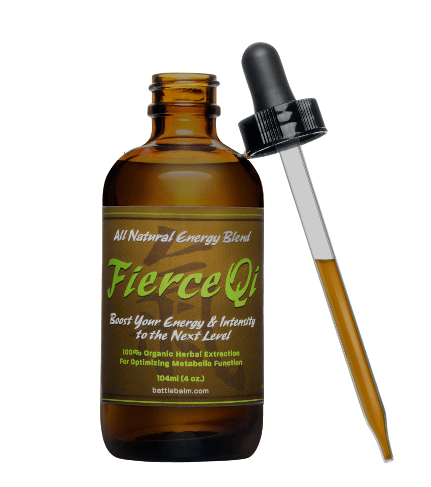 Battle Balm® Fierce Qi Open Contents - Ginseng & Cordyceps Natural Caffeine Free Energy Supplement