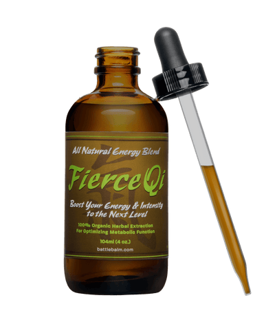 Battle Balm® Fierce Qi Open Contents - Ginseng & Cordyceps Natural Caffeine Free Energy Supplement