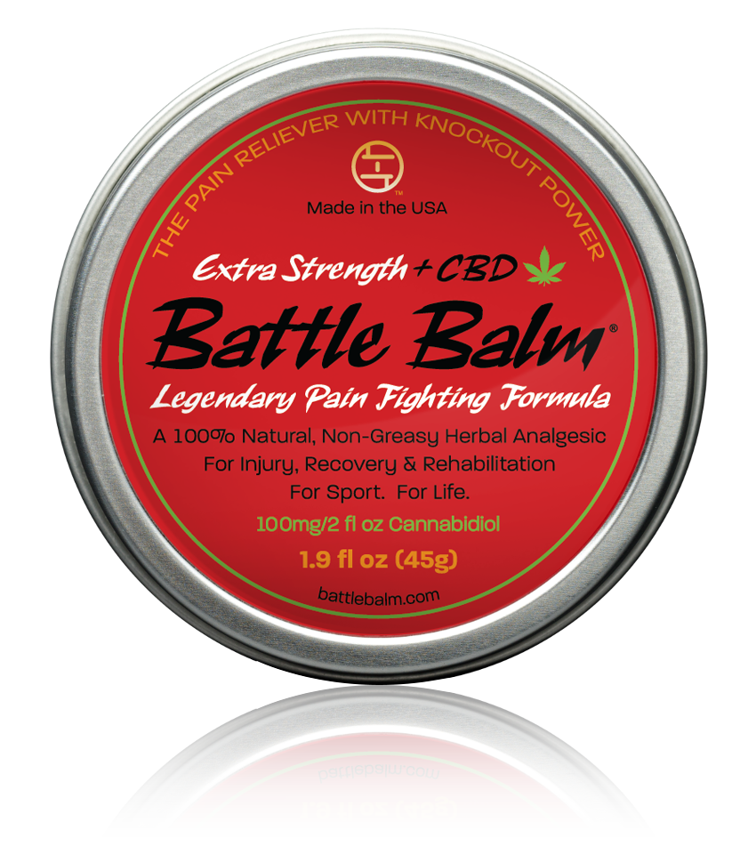 Battle Balm Extra Strength + CBD Cannabidiol Full Size All-Natural Topical Pain Relief Cream Balm for Arthritis & More