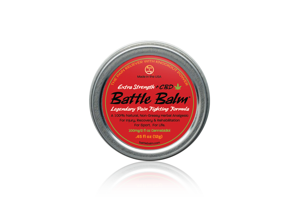 Battle Balm Extra Strength + CBD Cannabidiol Personal Size All-Natural Topical Pain Relief Cream Balm for Arthritis & More