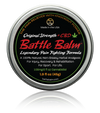 Battle Balm Original Strength + CBD Cannabidiol Full Size All-Natural Topical Pain Relief Cream Balm for Arthritis & More